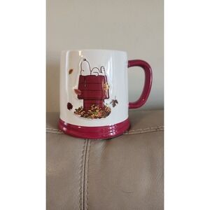 Rae Dunn X Peanuts Snoopy‎ Fall "Hibernation Preparation" Thanksgiving Mug